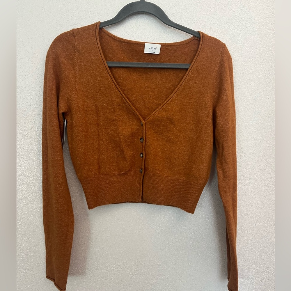 NWT Wilfred Santorini Size M Cardigan Sweater Artizia